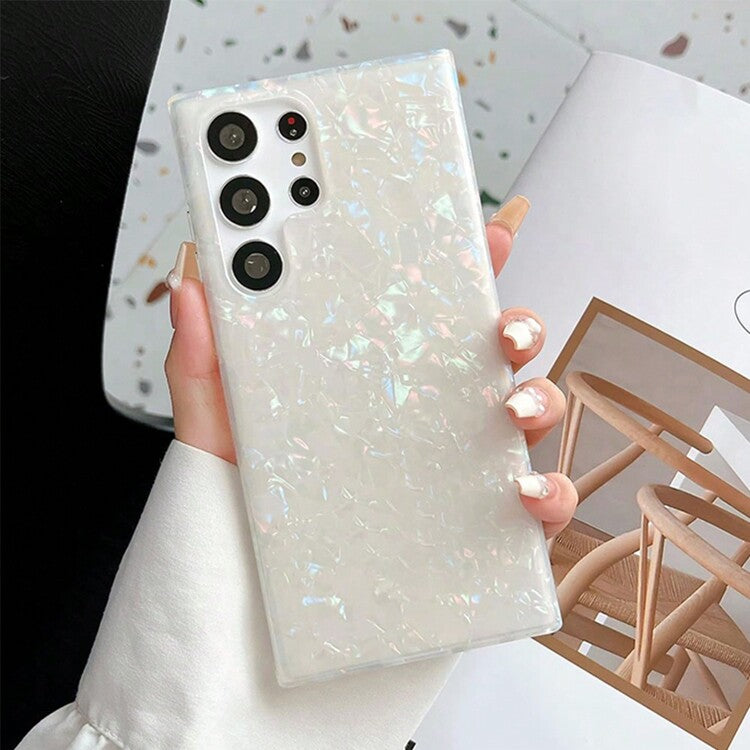 Coque de telephone en marbre pour SAMSUNG S25 PLUS- silicone souple