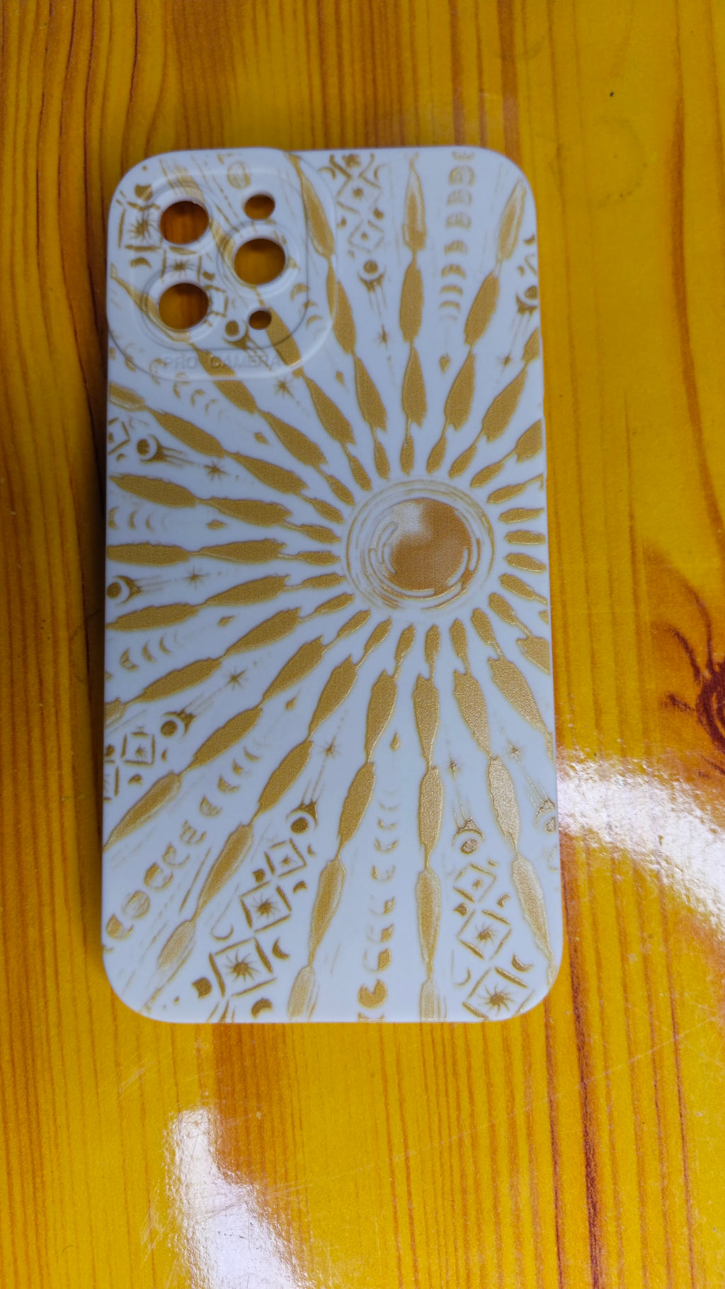 Coque iPhone 11 Pro style estival artistique – Soleil doré | Étui tendance et protecteur