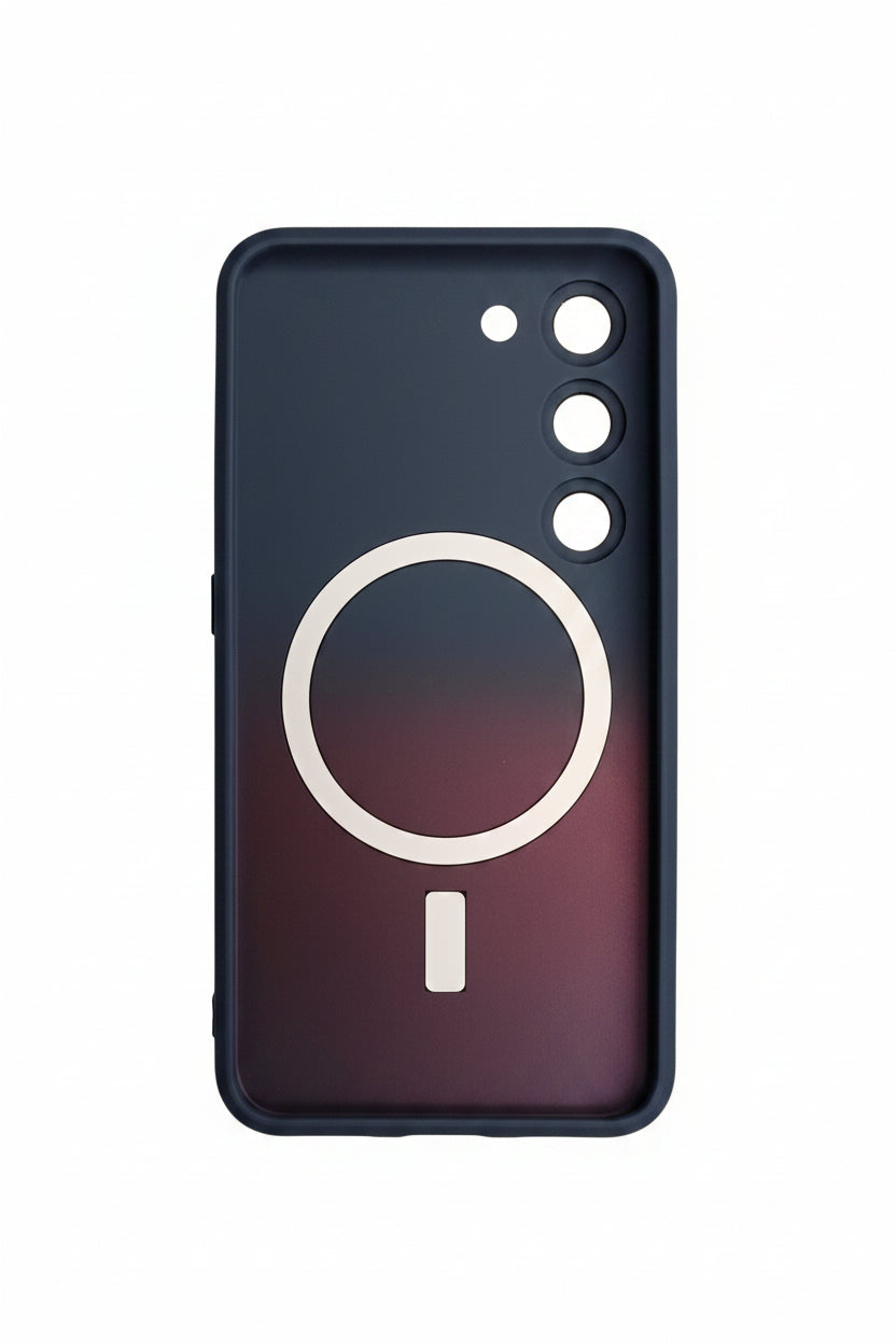 Coque en Silicone Souple avec Film Protecteur Objectif – Dégradé pour Samsung Galaxy S23