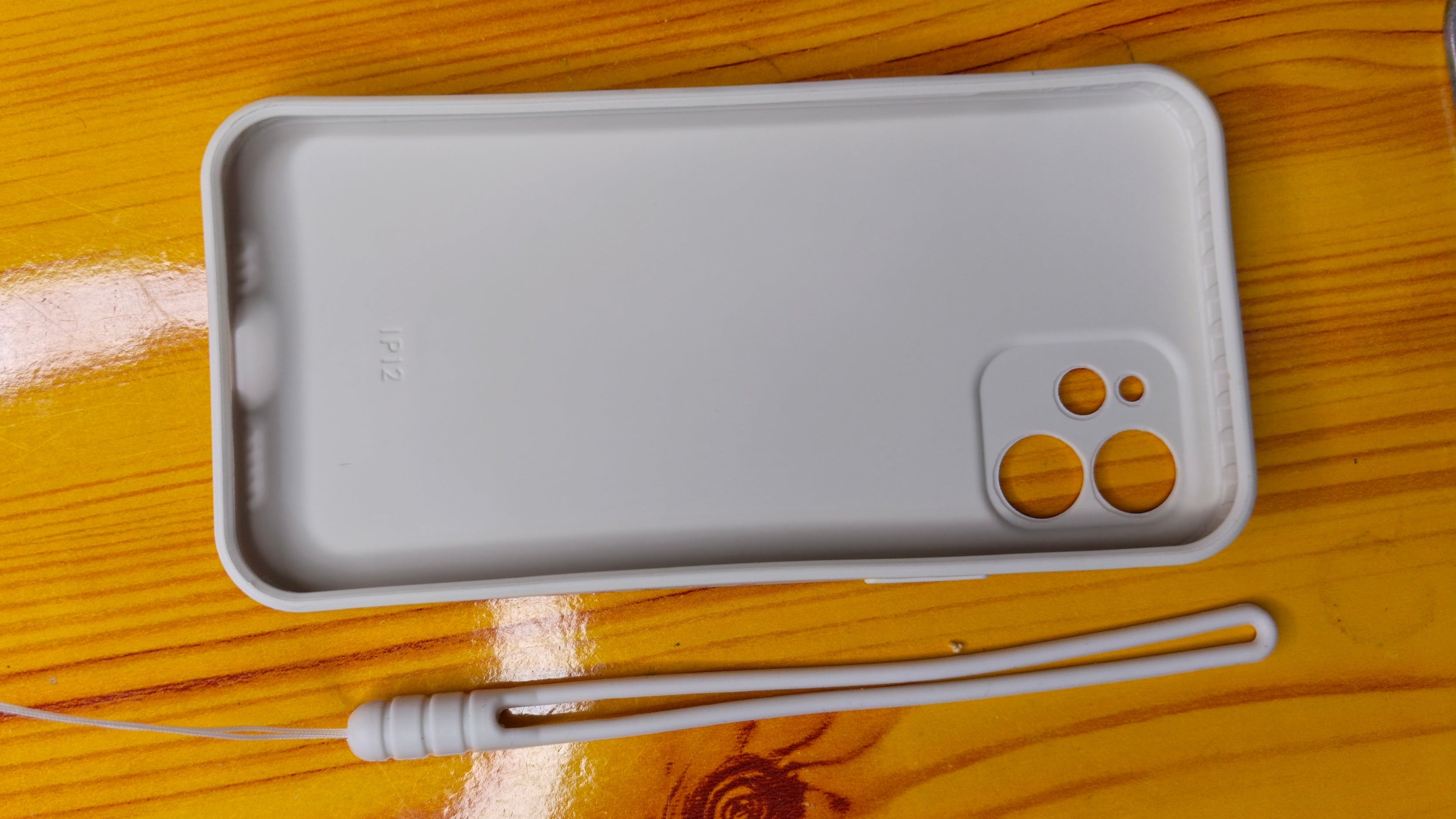 Étui en marbre coloré pour iPhone 12 – Coque élégante et protectrice - A410 avec sangle