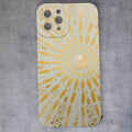 Coque iPhone 11 Pro style estival artistique – Soleil doré | Étui tendance et protecteur
