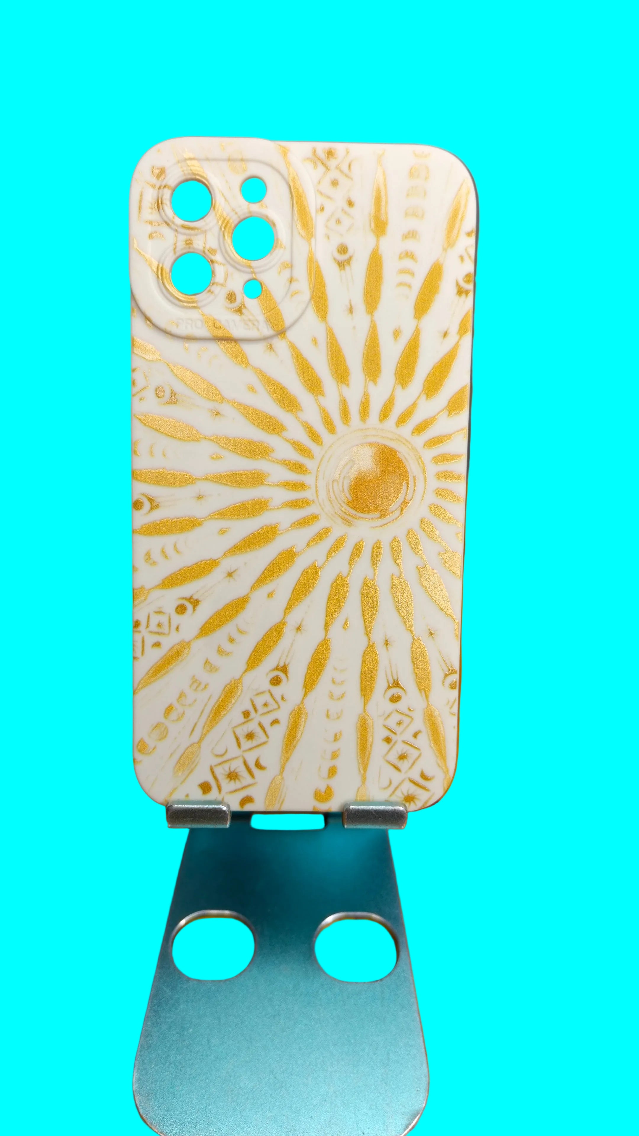 Coque iPhone 11 Pro style estival artistique – Soleil doré | Étui tendance et protecteur