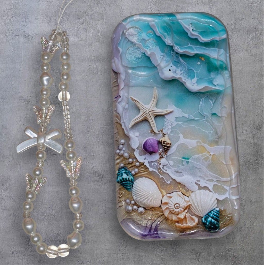 Coque iPhone motif coquillages et étoiles de mer – Étui tendance et protecteur | iPhone 11 & iPhone 15 Pro Max