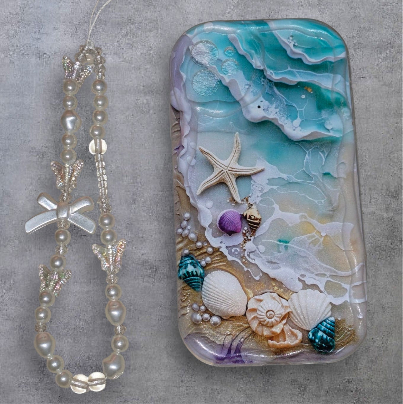 Coque iPhone motif coquillages et étoiles de mer – Étui tendance et protecteur | iPhone 11 & iPhone 15 Pro Max